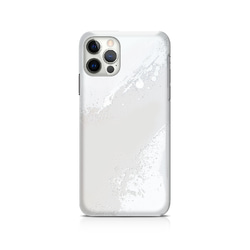 散白 - 立体加工 和風 ホワイトiPhoneケース【iPhone15シリーズも対応可能】 5枚目の画像