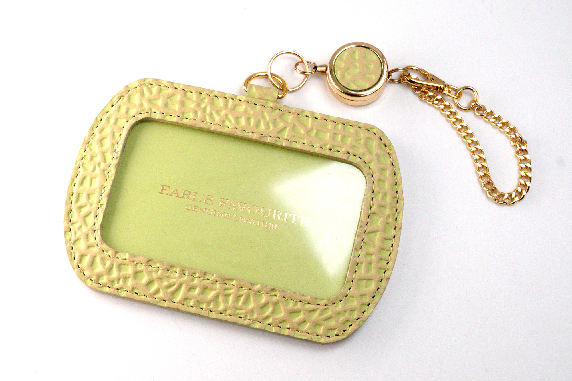 フルーツなパスケース／メロン（牛革製）