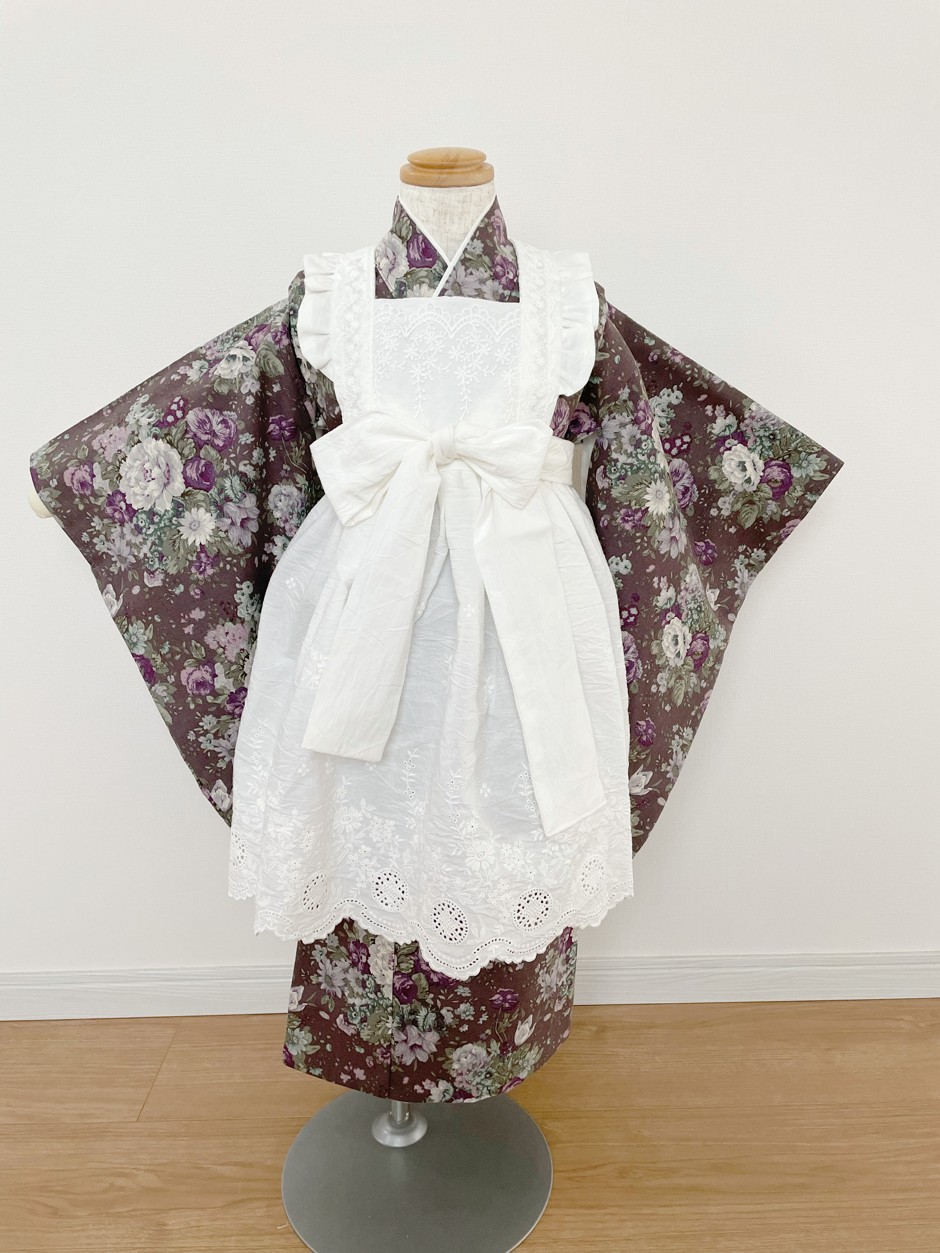 miku@★［アイリス］セパレート着物 ꕤハンドメイドꕤ 七五三 3歳 miku@☆［アイリス］セパレート着物 ꕤハンドメイドꕤ 七五三 3