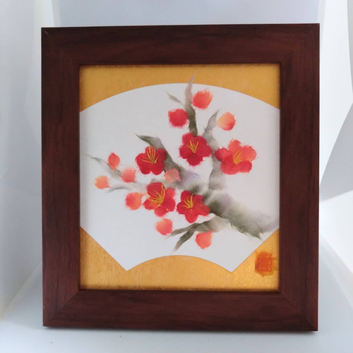 ちぎり絵原画 梅 絵画 ちぎり絵あそび 夏音 通販 16971326｜Creema