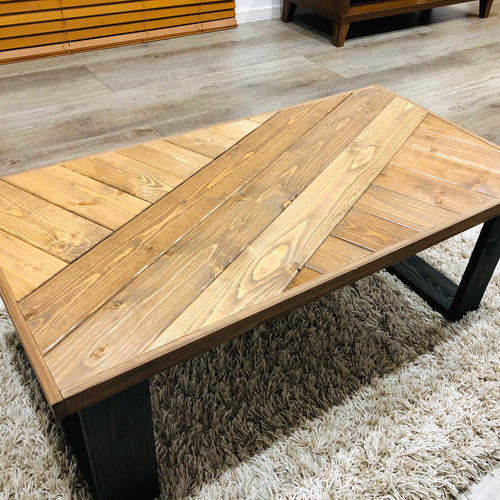 No.23 くろさま専用センターテーブル／グラデーションデザイン／送料無料！ No.23 センターテーブル／グラデーションデザイン／送料無料