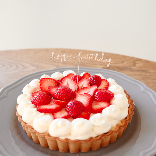 happy birthday .:* 誕生日 ケーキトッパー ピック バースデーケーキ