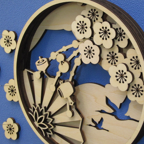 お正月飾り　扇⑭(壁掛け) お正月飾り扇⑭(壁掛け)