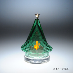 「小さな星のクリスマスツリー」49(LEDキャンドルホルダー、アロマストーンホルダー） 2枚目の画像