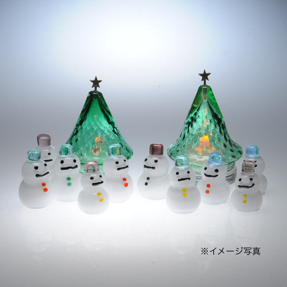 「小さな星のクリスマスツリー」49(LEDキャンドルホルダー、アロマストーンホルダー） 4枚目の画像