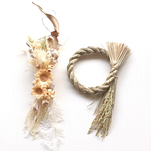 しめ縄飾り お正月飾り 2way ① お正月飾りNo.152 しめ縄飾り 2way仕様 しめ縄 しめ飾り お正月