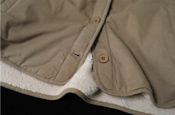 秋冬 暖かい綿入れのコート 厚手ジャケット 10枚目の画像