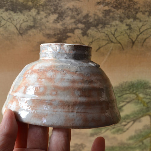 新着！】御本手 抹茶茶碗(ホタル) ☆萩焼 窯変 茶碗・めし碗 ねこ