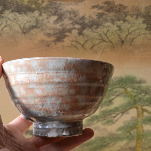 新着！】御本手 抹茶茶碗(ホタル) ☆萩焼 窯変 茶碗・めし碗 ねこ