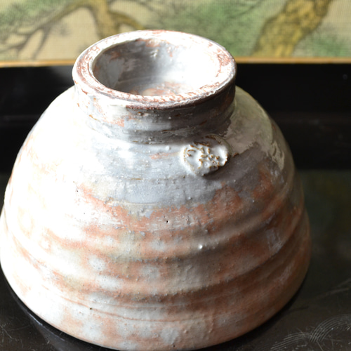 新着！】御本手 抹茶茶碗(ホタル) ☆萩焼 窯変 茶碗・めし碗 ねこ