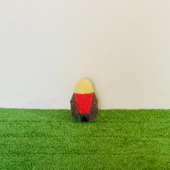 苔田かえる作‼️鳥のあみぐるみ(ピンクと黄色) 4枚目の画像