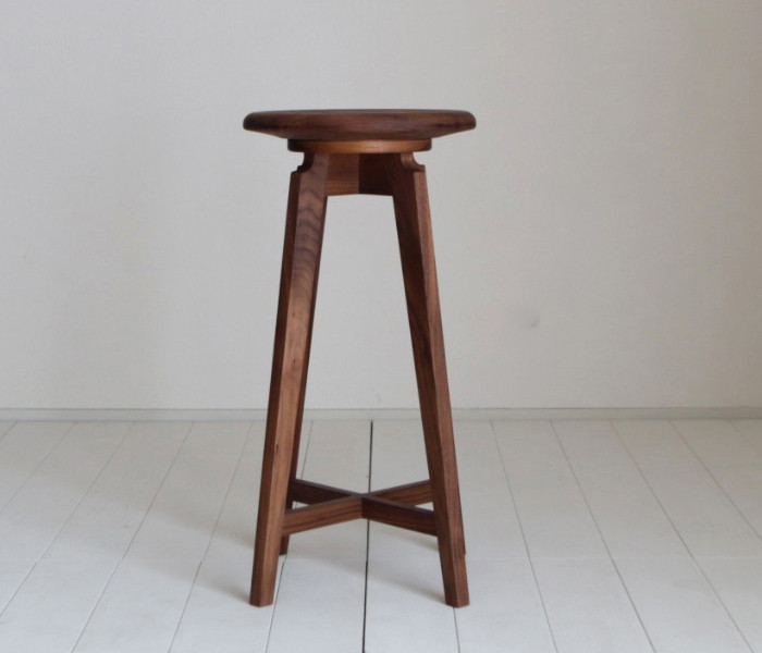 キッチンスツール  ハイスツール ウォールナット st-h01-wal        Ω B98655135