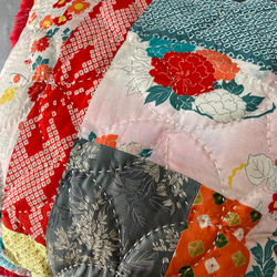 VINTAGE KIMONO CUSHION COVER『七宝 SHIPPO』 14枚目の画像