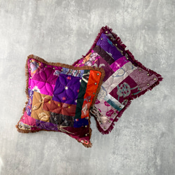 限定1】ブロックプリントキルト（インド直輸入の手仕事）ソファー