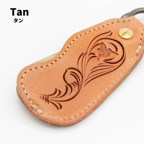 本革＆真鍮 靴べら”GROOVY CRAFT” クラフト カービング 手彫り