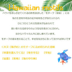 【名入れプリント】幸せを運ぶ　ホヌ（海がめ）ぬいぐるみ＆巾着セット　／　海　ハワイ　ギフト　クリスマス　母　父　誕生日 14枚目の画像