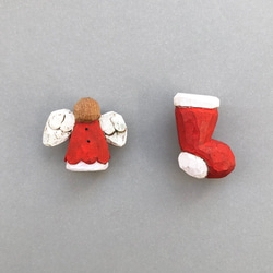 クリスマス / オーナメント / 木彫り / 小さな天使 その他インテリア