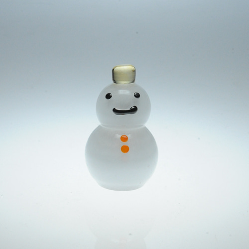 ゆきだるまくん」45 その他置物 マキノグラススタジオonlineショップ