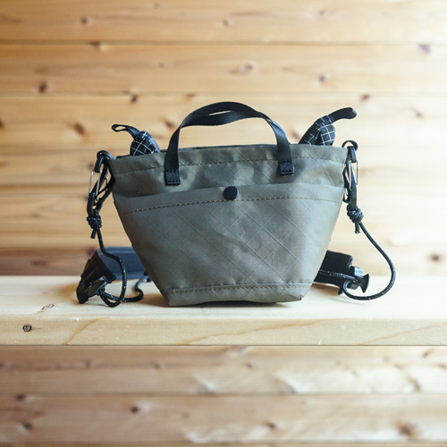 ECOPAK・カーキ｜ちびちびハイカーサコッシュ・XS/登山