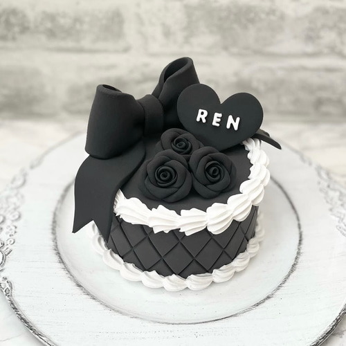 推し活】生誕祭・誕生日に♡推しカラーで作るリボンキルトクレイケーキ