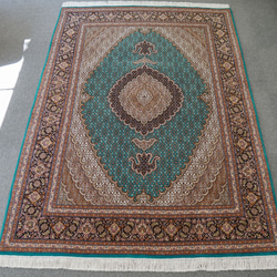210×152cm　ペルシャ絨毯　タブリーズ産　50RAJ 1枚目の画像