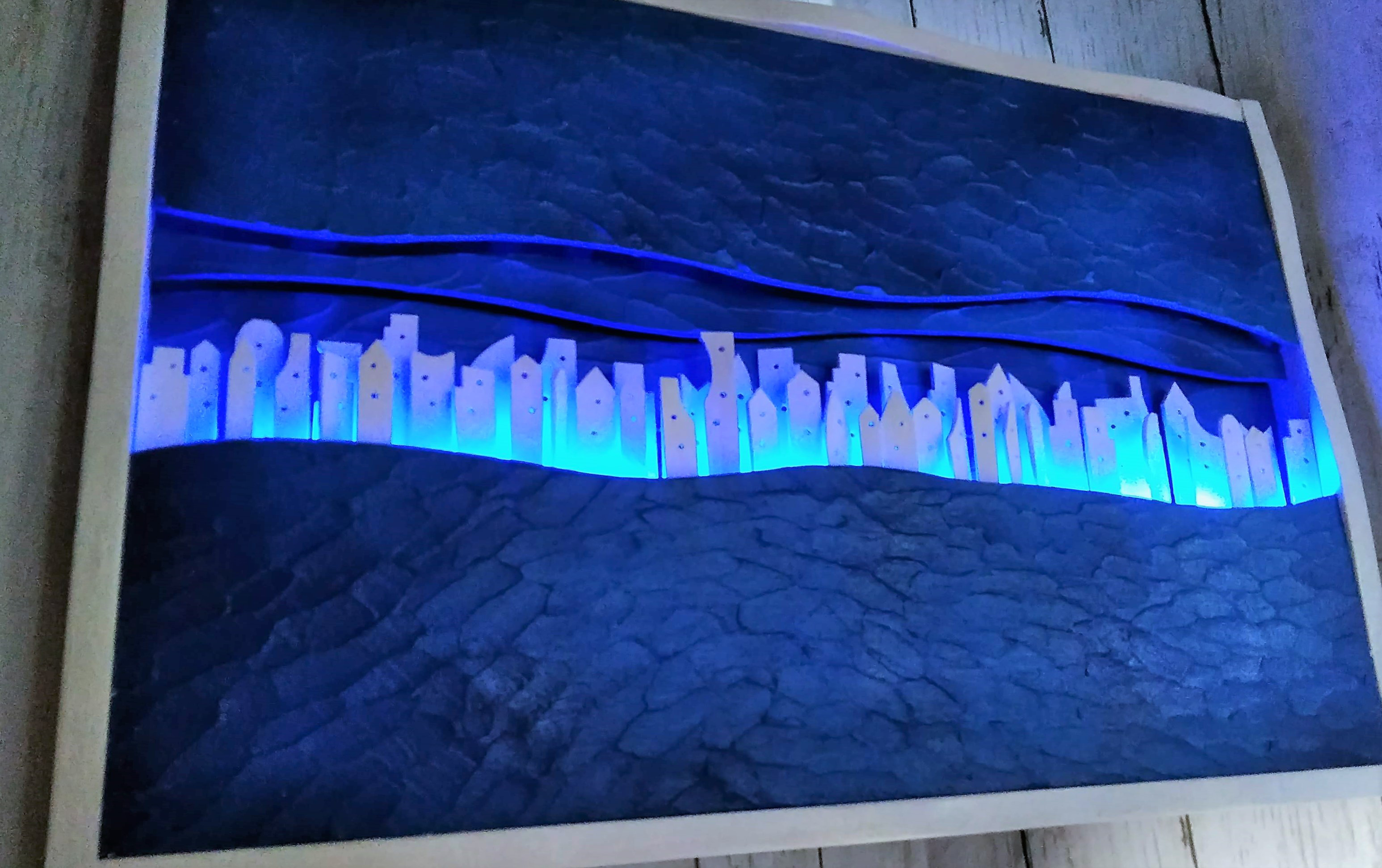 蒼い摩天楼のライン～BlueSkyscraper