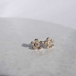 Tiny flower earrings [EP030K10] 2枚目の画像