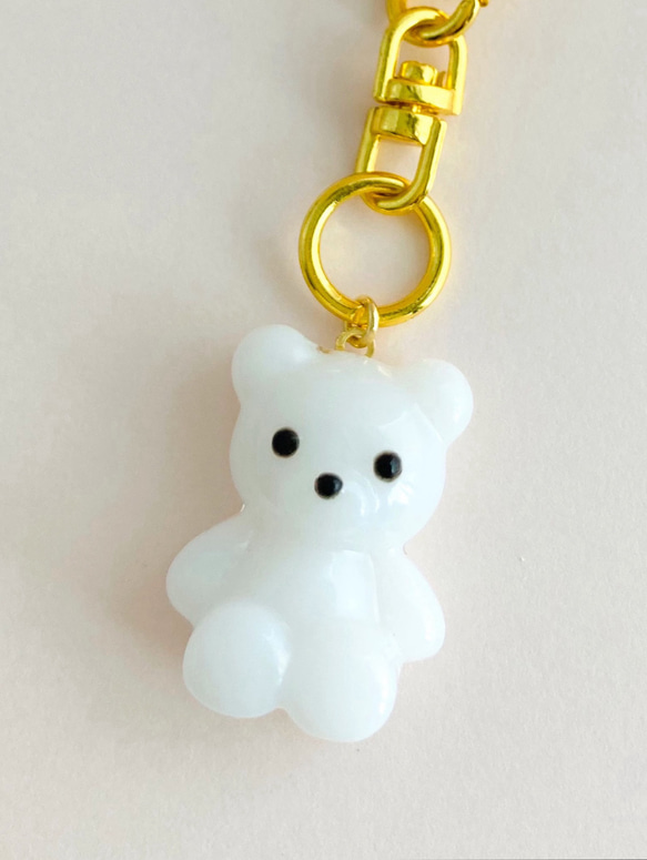 レジン☆白くまキーホルダー キーホルダー catandchocolate 通販