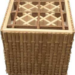 Cubic Bamboo Lamp With Kumiko - Small 1枚目の画像