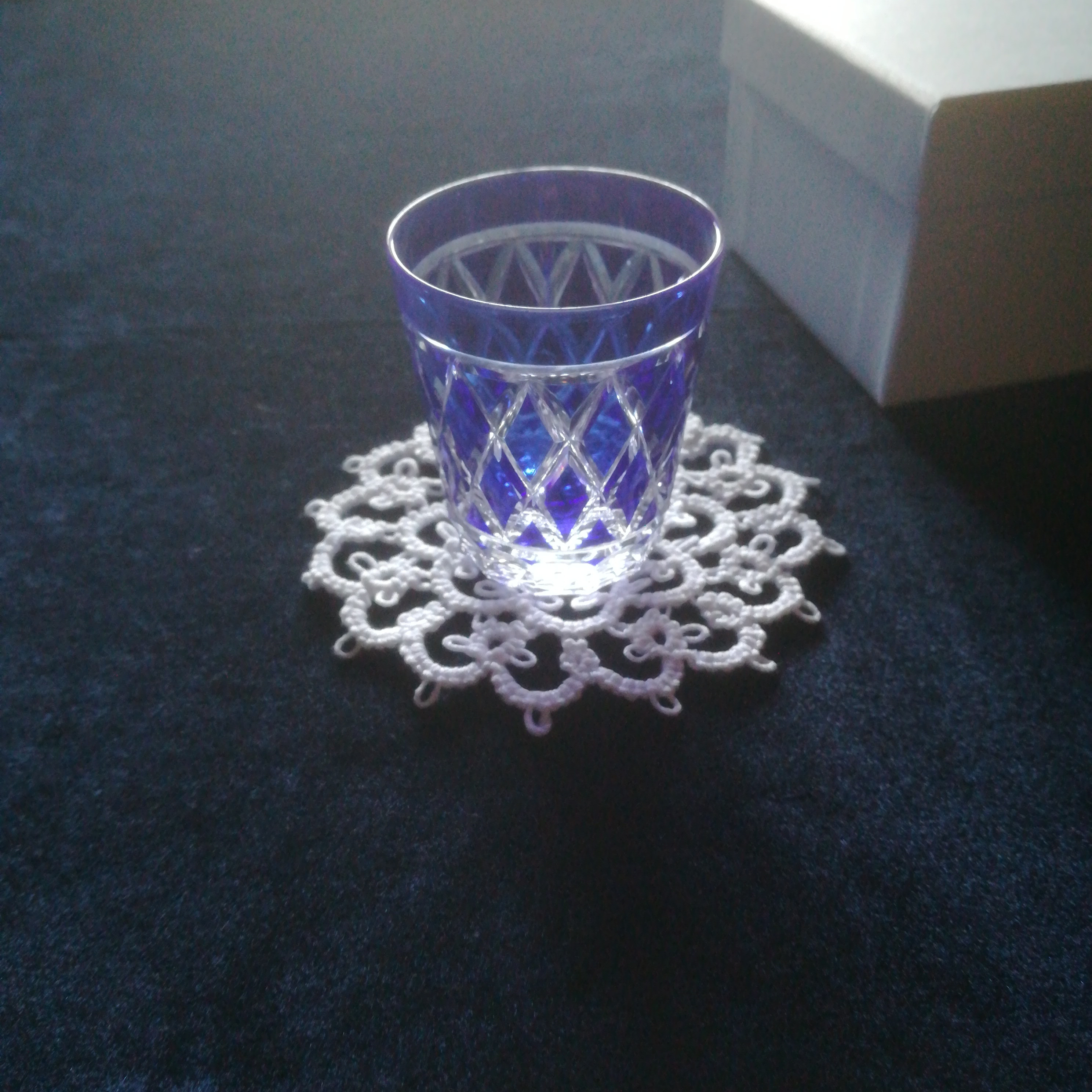 【食卓の宝石simple ぐい呑み ルリ】約65mL ☆切子細工 切子雑貨 手磨き 切子 5,250円