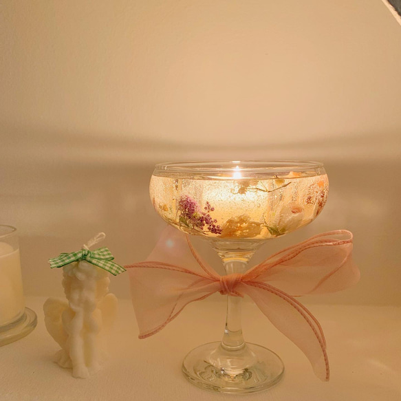 【オープン記念価格】アフターブーケキャンドル　bouquet candle2セット　結婚式ブーケ　記念日ブーケ　 1枚目の画像