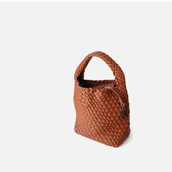 【手編みバッグ+小編みバッグ】マルチ多機能ハンドバッグ、クロスバッグ、ショルダーバッグ 15枚目の画像