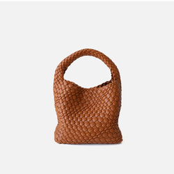【手編みバッグ+小編みバッグ】マルチ多機能ハンドバッグ、クロスバッグ、ショルダーバッグ 13枚目の画像