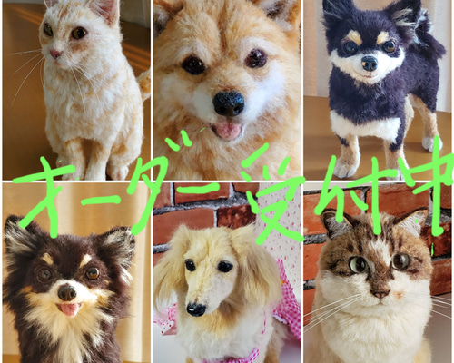 ポテトです。　羊毛フェルト　オーダー 羊毛フェルトオーダーメイド、受注制作、羊毛フェルト犬、ペット