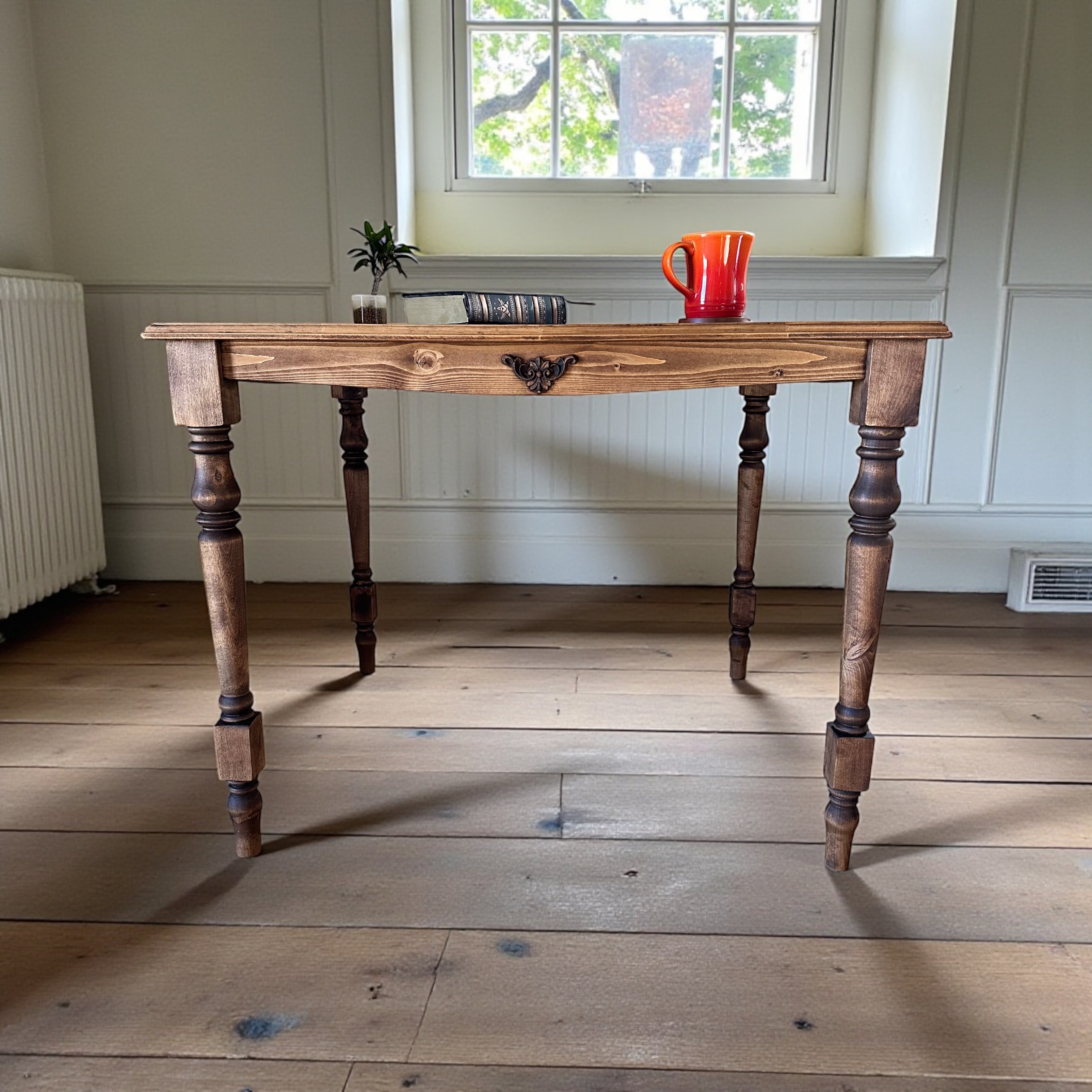 英国 ろくろ脚 ダイニングテーブルA /デザイン変更 可 サイズオーダー可 店舗什器 お店 什器 リビング