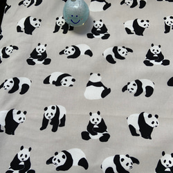 選べる1色❗️大きなトート　パンダ　お着替えや制服などを入れるサブバッグ 6枚目の画像