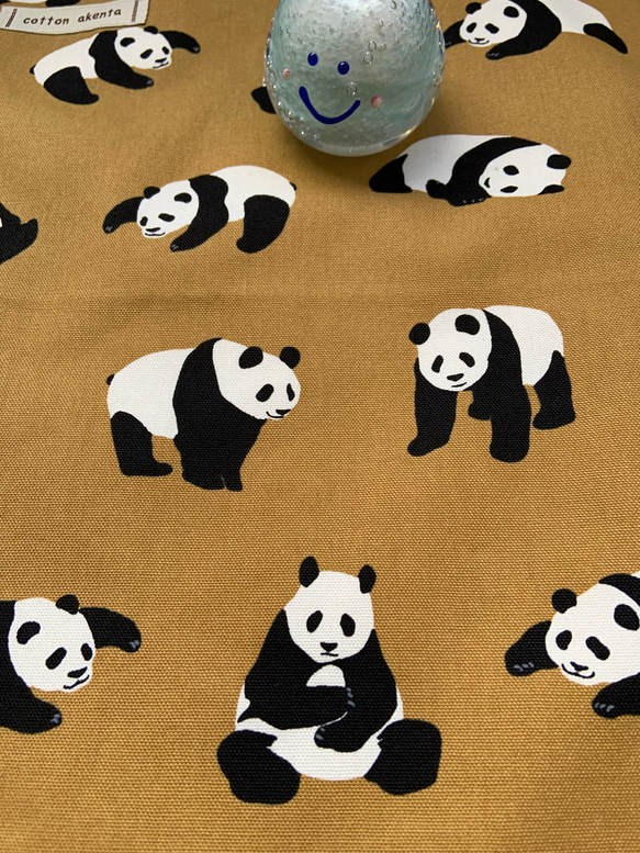 選べる1色❗️大きなトート　パンダ　お着替えや制服などを入れるサブバッグ 14枚目の画像