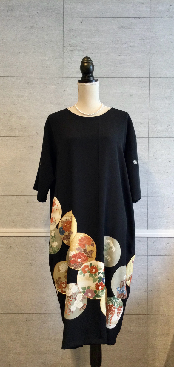 ✴︎✴︎✴︎新作＊着物リメイク＊黒留袖のバルーンフォーマル 