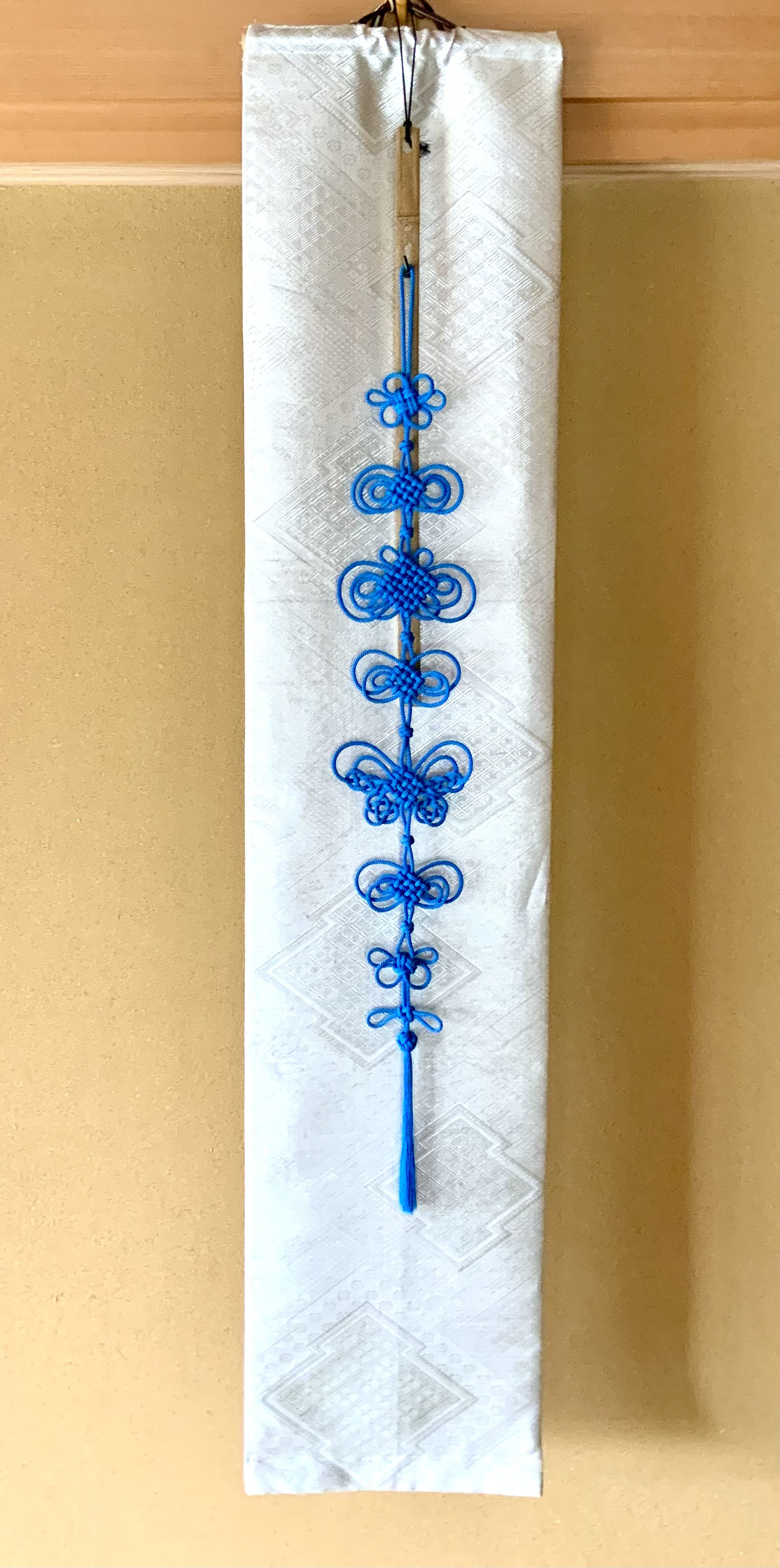 組紐の壁飾り　青　大90cm 26,980円