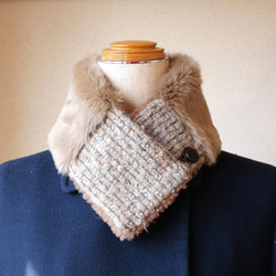 リネンニット♡スヌード♡ハンドメイド リネンニット♡スヌード♡ハンドメイド