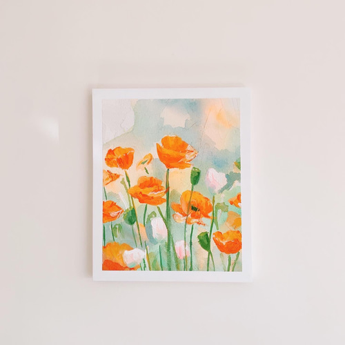 原画】花畑の絵 絵画 Hang 通販 16975531｜Creema(クリーマ)