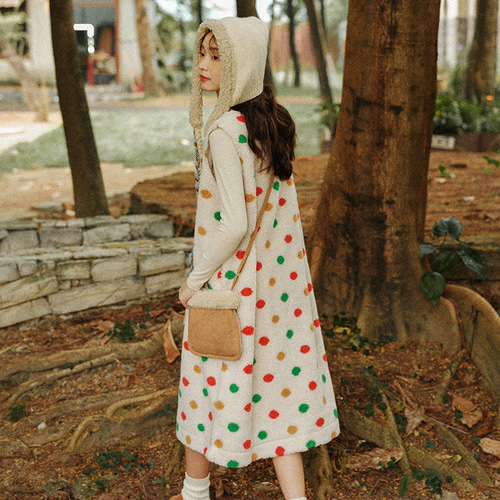 Bonpoint フルーツ柄 ノースリーブワンピース 6A クリーニング済 袖なしフラワー総柄ワンピース ワンピース ウェア ノースリーブ お花