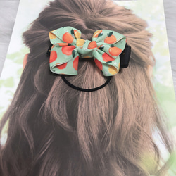 リボン ヘアゴム ヘアアクセサリー たらりん ツイン 苺 いちご イチゴ