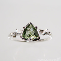 ルチルペリドット リング / Rutilated Peridot Ring 3枚目の画像