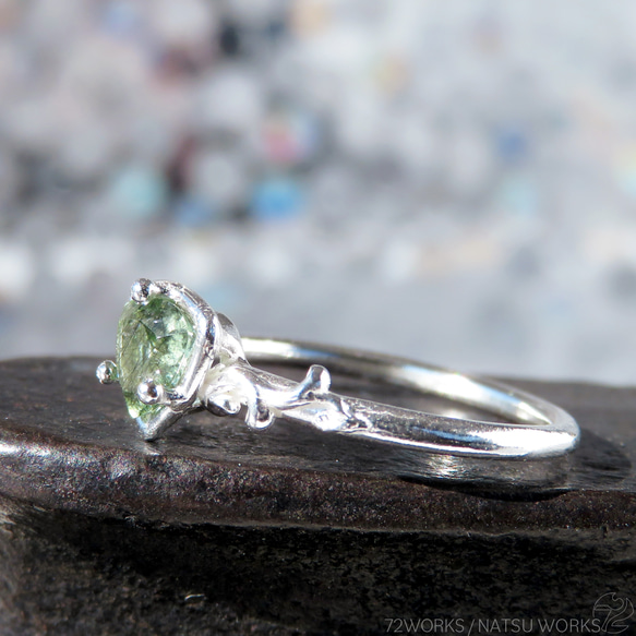 ルチルペリドット リング / Rutilated Peridot Ring 2枚目の画像