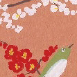 早春の花＊シルクスクリーンカード 5枚目の画像