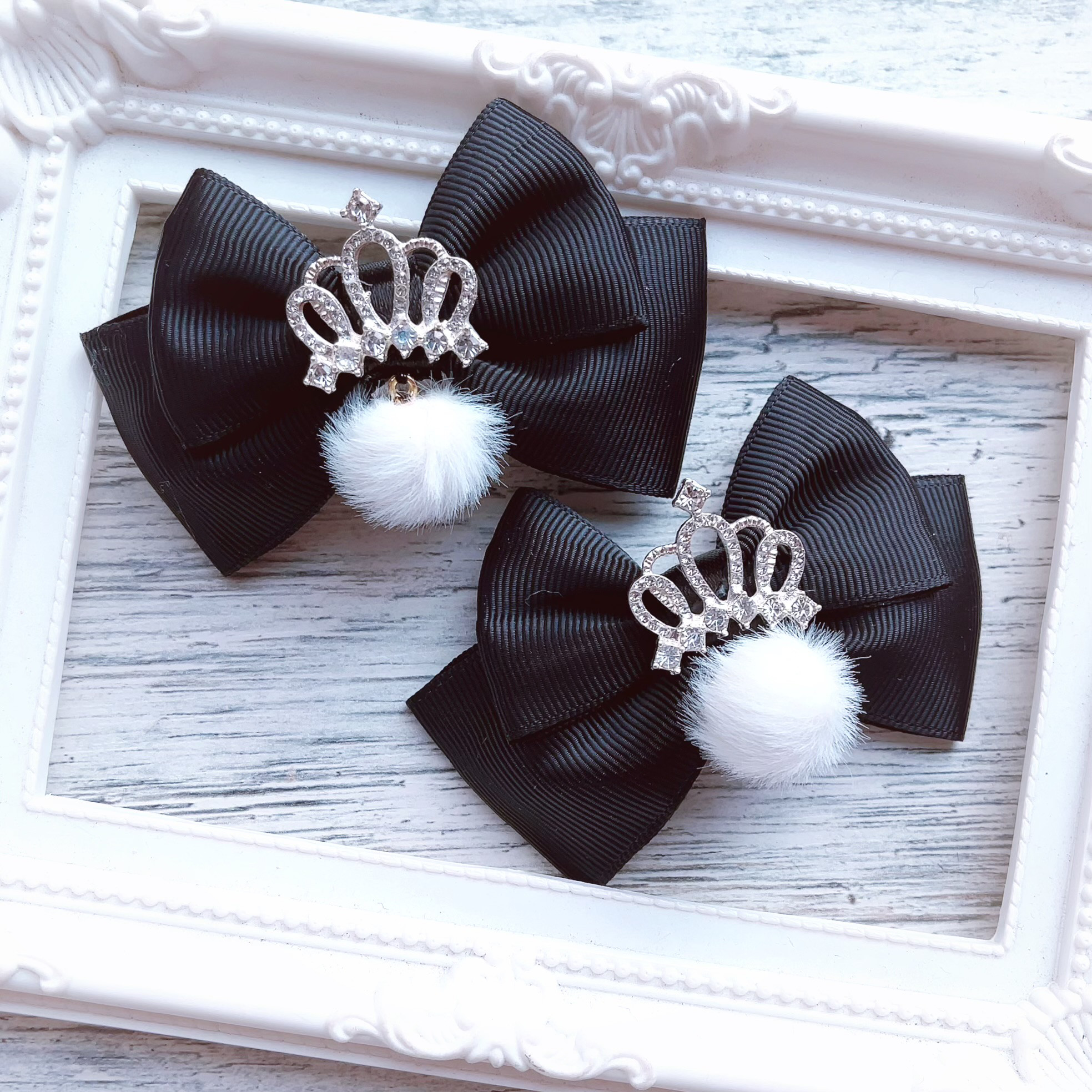 LIZLISA 6個セットヘアクリップ ブラック LIZ LISA（リズリサ）公式