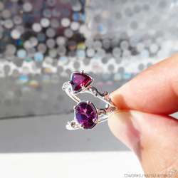 ロードライトガーネット リング / Rhodolite Garnet Ring lll 4枚目の画像