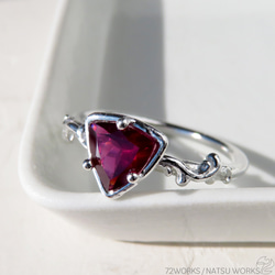 ロードライトガーネット リング / Rhodolite Garnet Ring lll 5枚目の画像