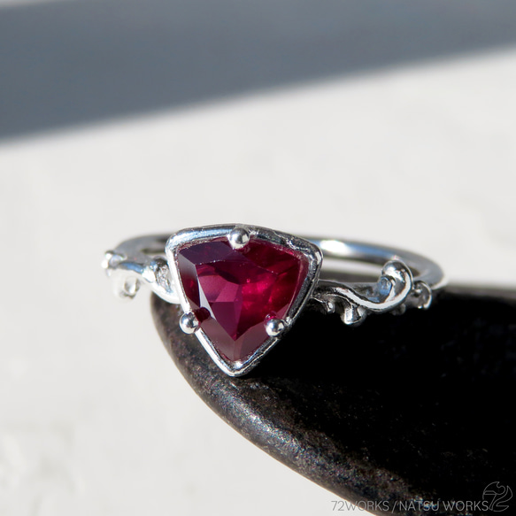 ロードライトガーネット リング / Rhodolite Garnet Ring lll 1枚目の画像